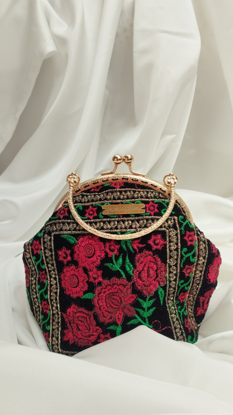کیف دستی سوزن دوزی ایمپریال گالری کاملا دست دوز